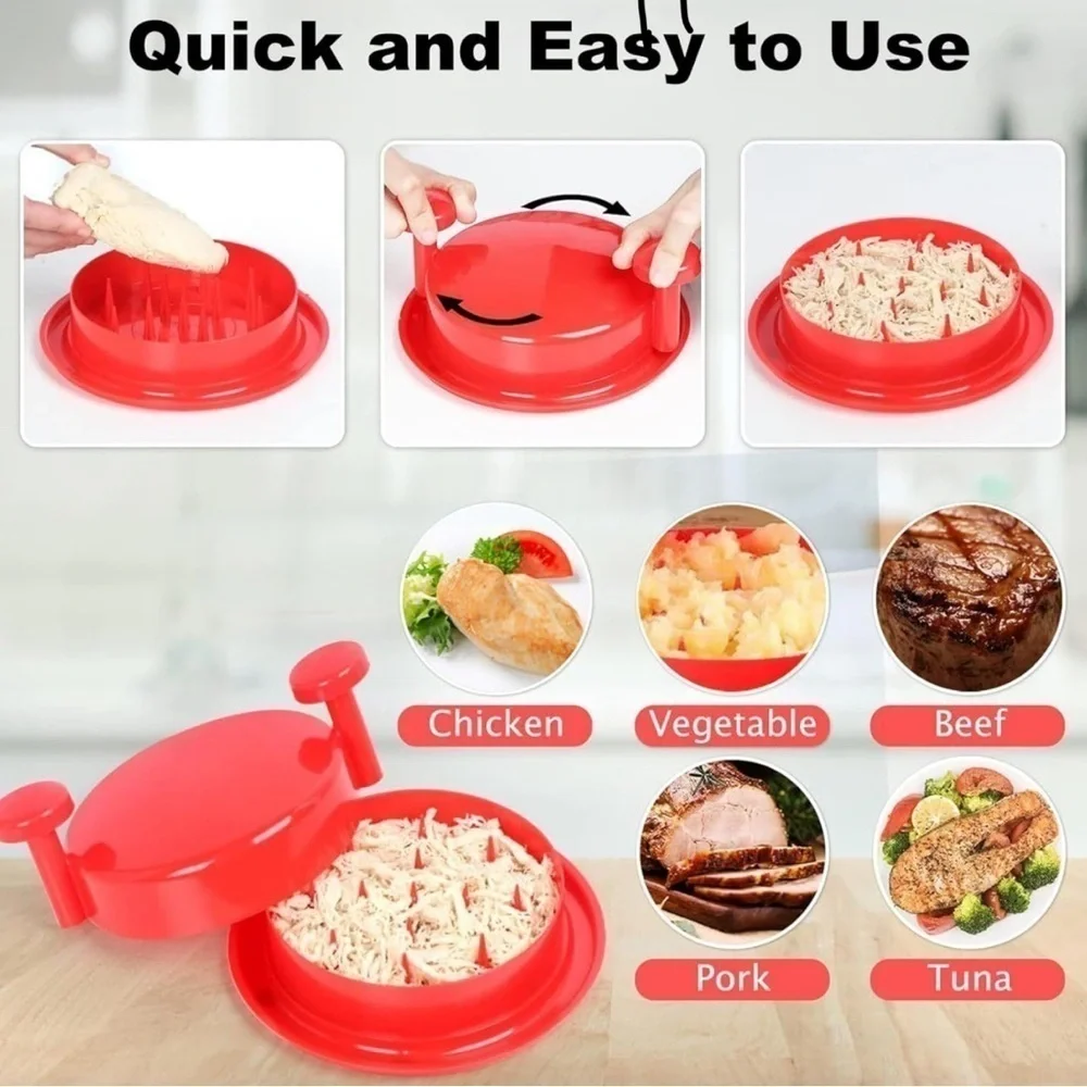 Meat shredder. Shreds in seconds. New with tags in original box.